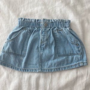Zara kids denim skirt.